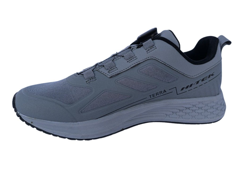 Tenis Hi-Tek MTB/Spinning TERRA Gris con Perilla de ajuste