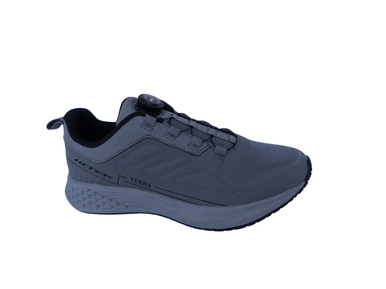 Tenis Hi-Tek MTB/Spinning TERRA Gris con Perilla de ajuste