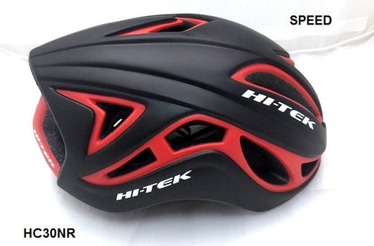 Casco HI-TEK SPEED Negro/Rojo 56-61 L-XL