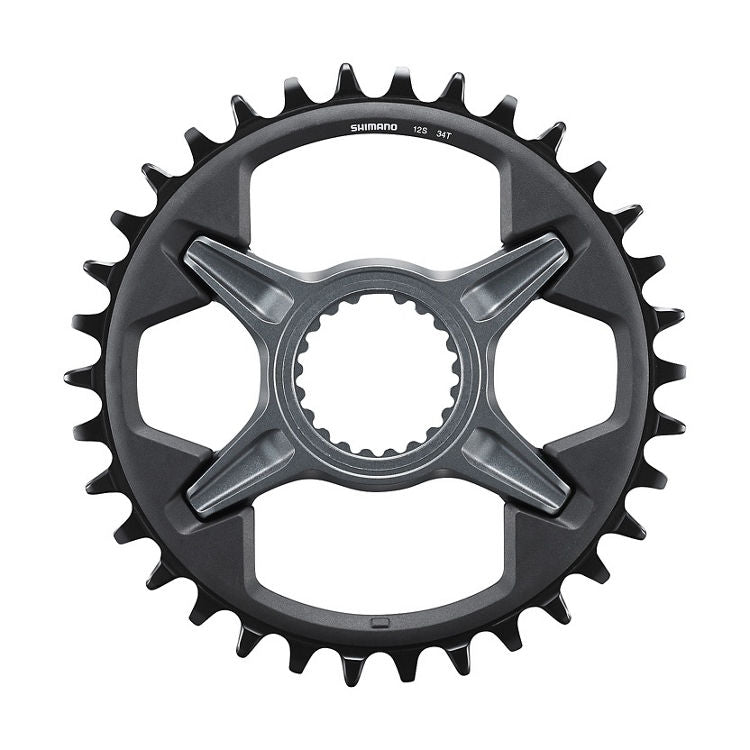 Estrella 34T Direct Drive Shimano SM-CRM75 9,10,11 y 12 Vel Negro