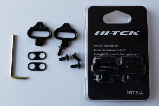 Placas HI-TEK MTB SPD con arneses