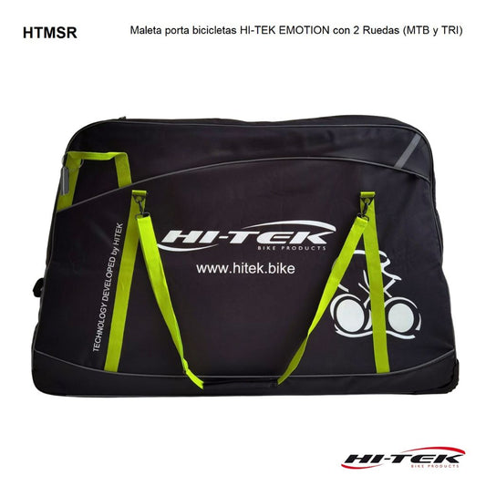 Maleta porta bicicletas HI-TEK EMOTION con 2 Ruedas (MTB y TRI)