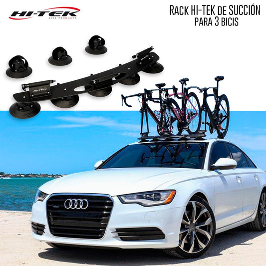 Rack HI-TEK de SUCCION EMPIRE 2 bicis Bloqueo 9mm adaptable 12, 15 y 20mm