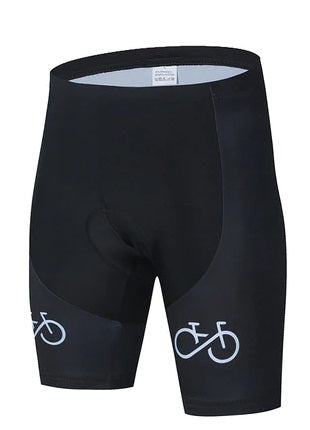 Short BIKE FOREVER negro Gel 19D 200km Alta densidad