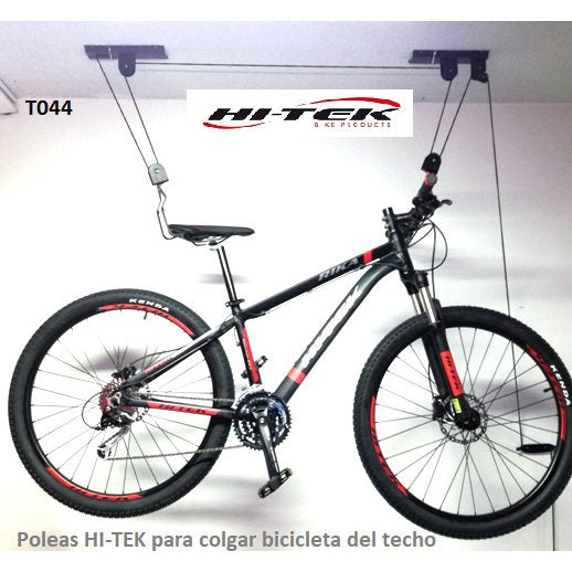 Poleas HI-TEK para colgar bicicleta del techo