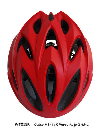 Casco HI-TEK Versa Rojo/Negro con Vicera