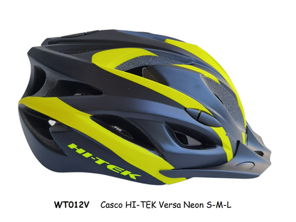 Casco HI-TEK Versa Negro/Neon con Vicera