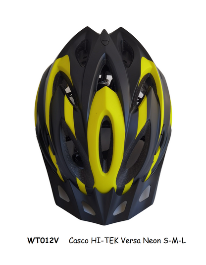 Casco HI-TEK Versa Negro/Neon con Vicera