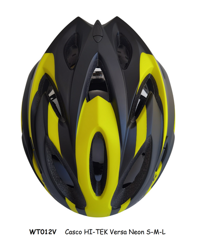 Casco HI-TEK Versa Negro/Neon con Vicera